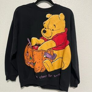 Black Winnie the Pooh Halloween Sweatshirt